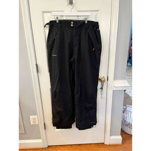 Columbia Black Convert Omni-Tech Ski Snow Pants sz XL